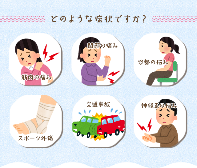 どのような症状ですか？